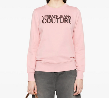 Sudadera Versace Jeans Couture unisex rosa